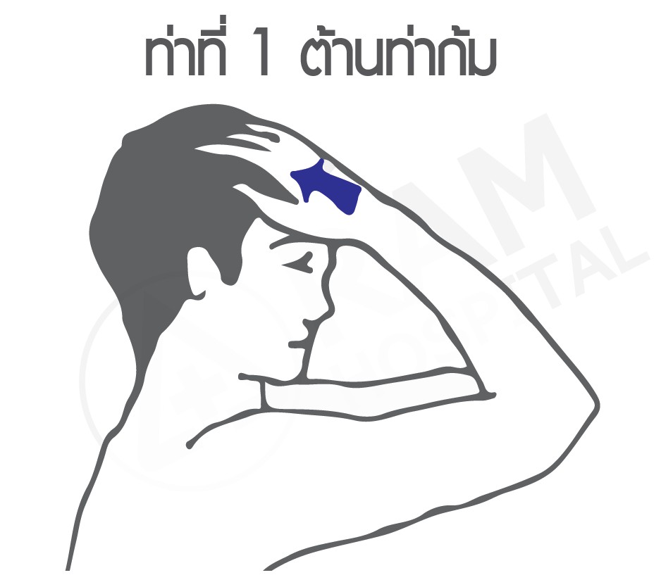 ท่าบริหารแก้ปวดคอ