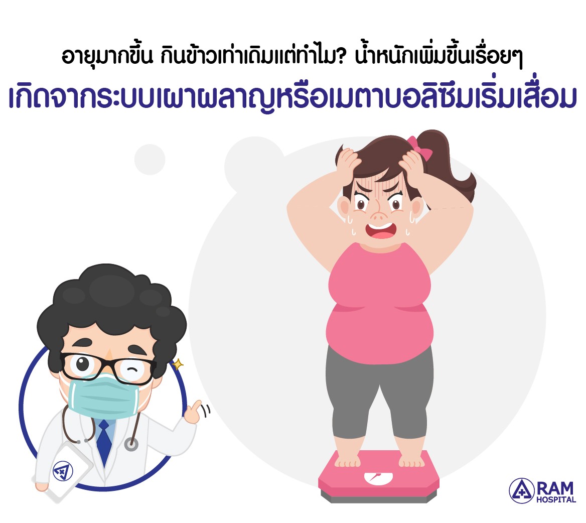 อ้วนง่ายหลังวัย 40