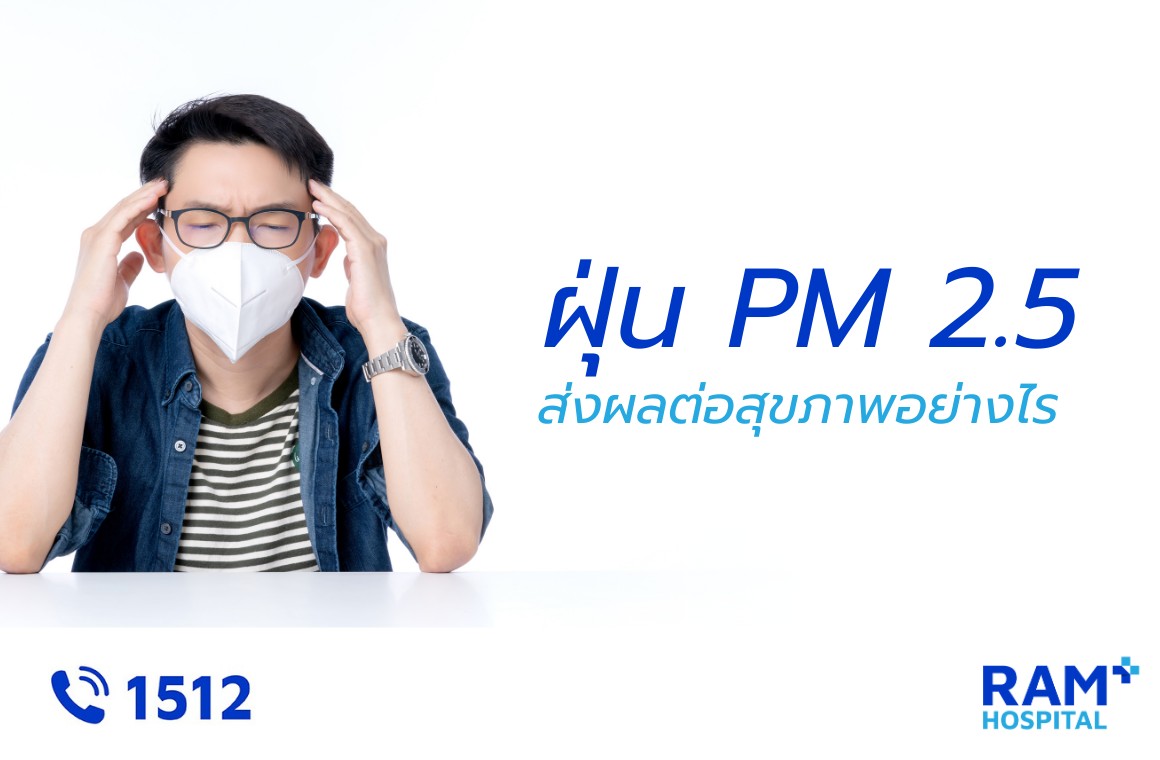 ฝุ่น pm 2.5 สุขภาพ