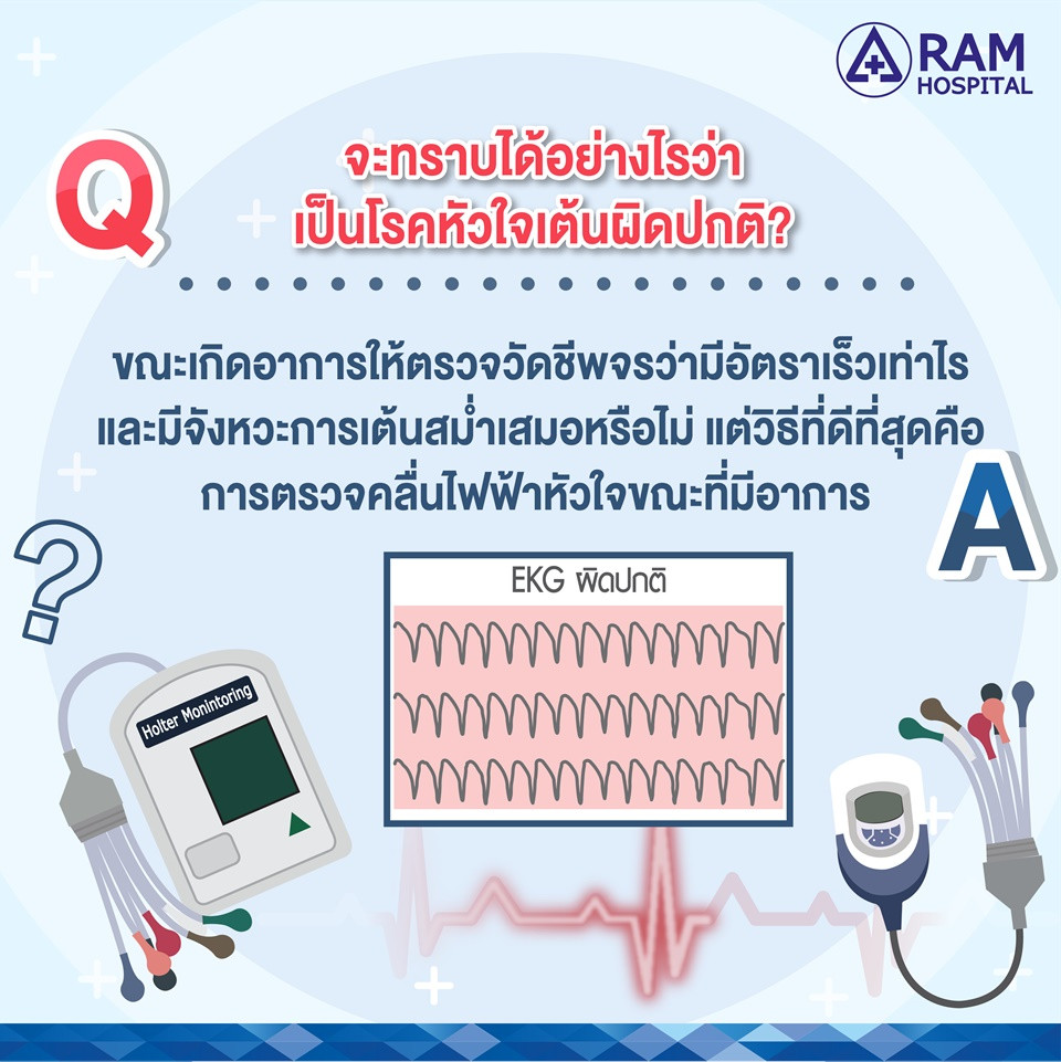 ตรวจคลื่นไฟฟ้าหัวใจ