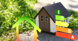 Diagram of an energy efficient small-scale home