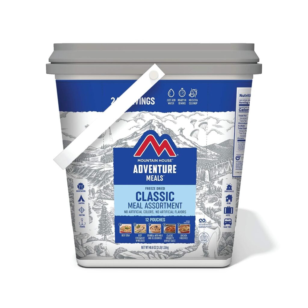 Mountain House Classic Bucket - Freeze Dried Backpacking & Camping Food